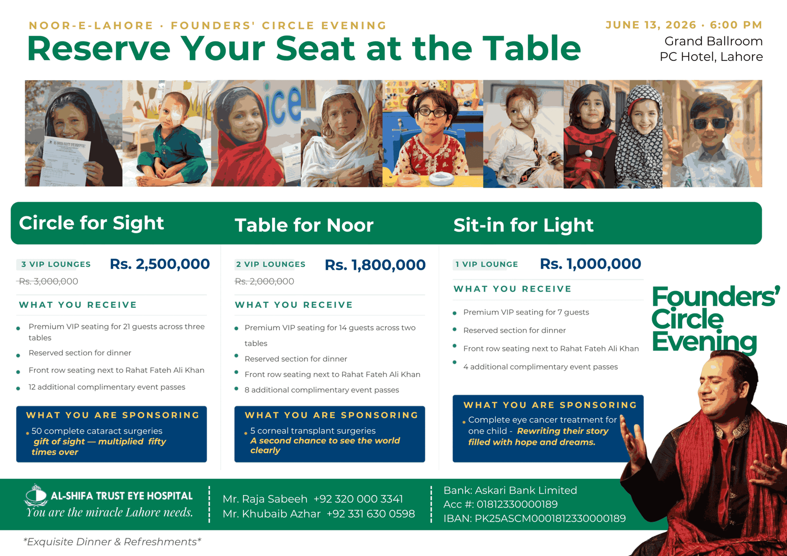 Sponsor at Noor E Lahore