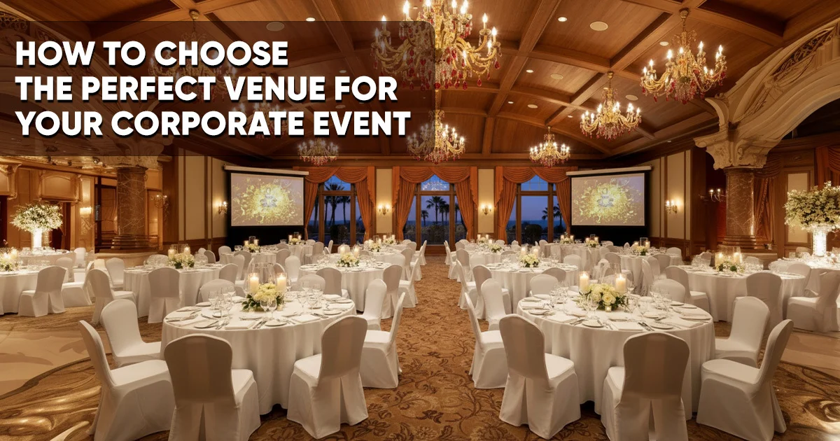 How to Choose the Perfect Venue for Your Corporate Event