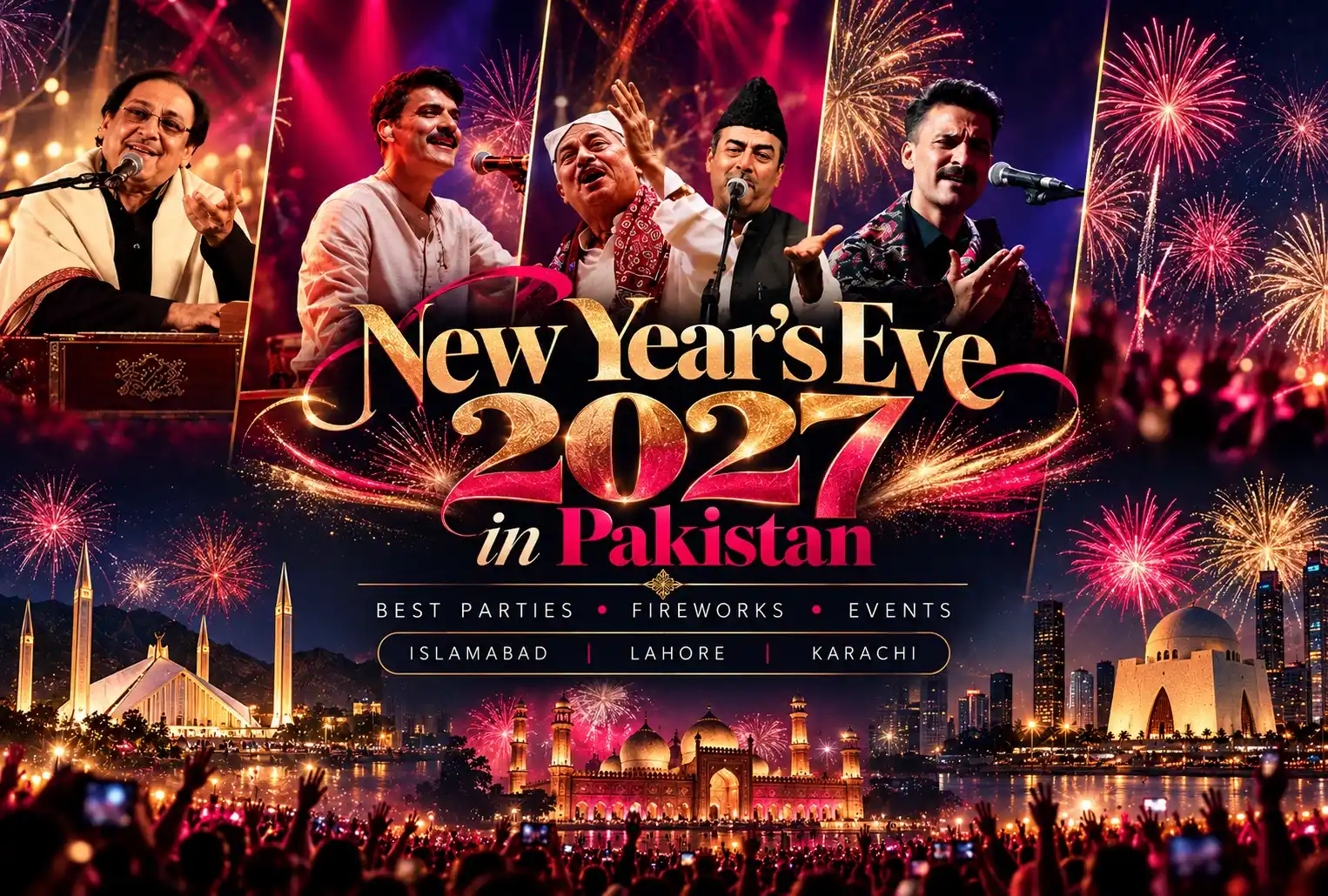 New Year’s Eve 2027 in Pakistan: Best Parties, Fireworks & Events in Islamabad, Lahore & Karachi